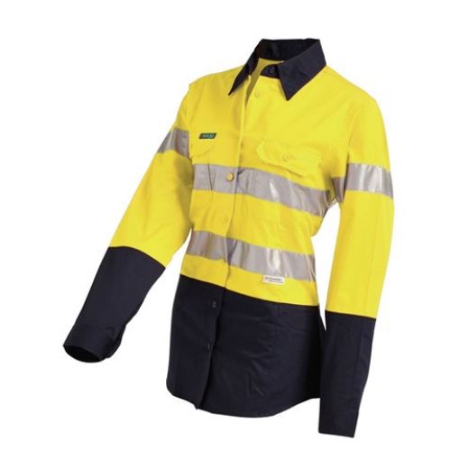 Picture of HI-VIS WOMENS 2 TONE LIGHTWEIGHT TAPED SHIRT